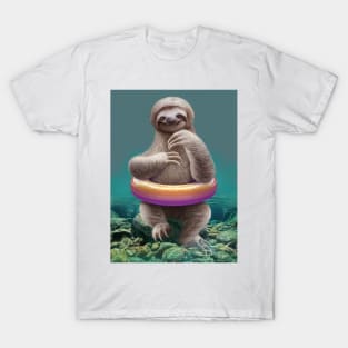 sloth with buoy T-Shirt